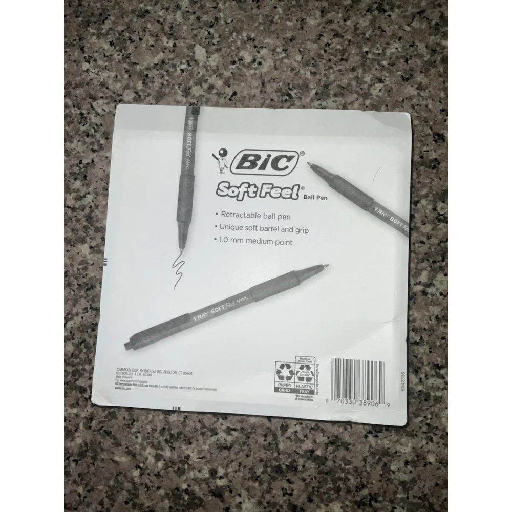 BIC Soft Feel Assorted Retractable Ballpoint Pens, Medium‎ Point (1.0mm), 28 ct.